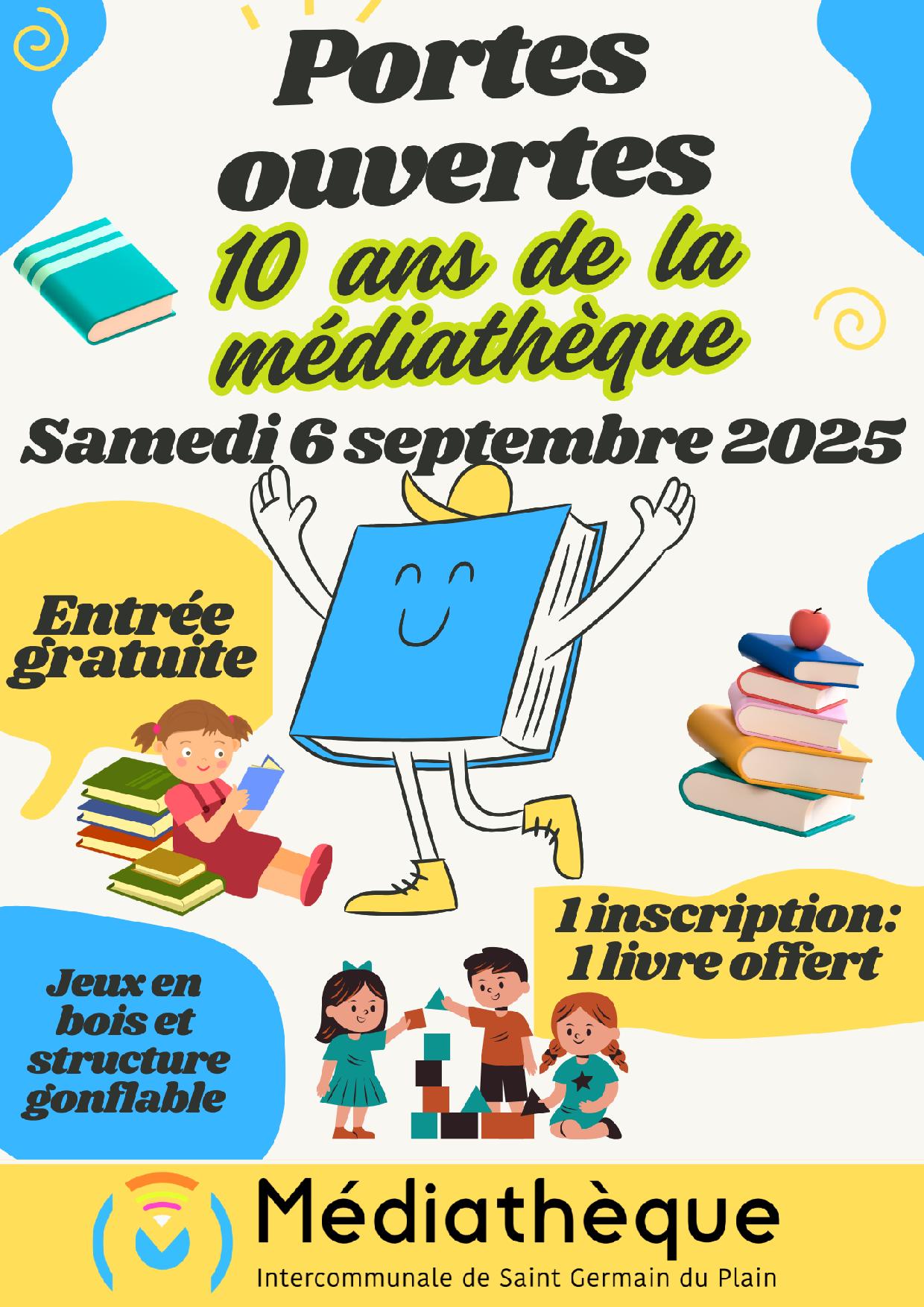 10 ans médiathèque