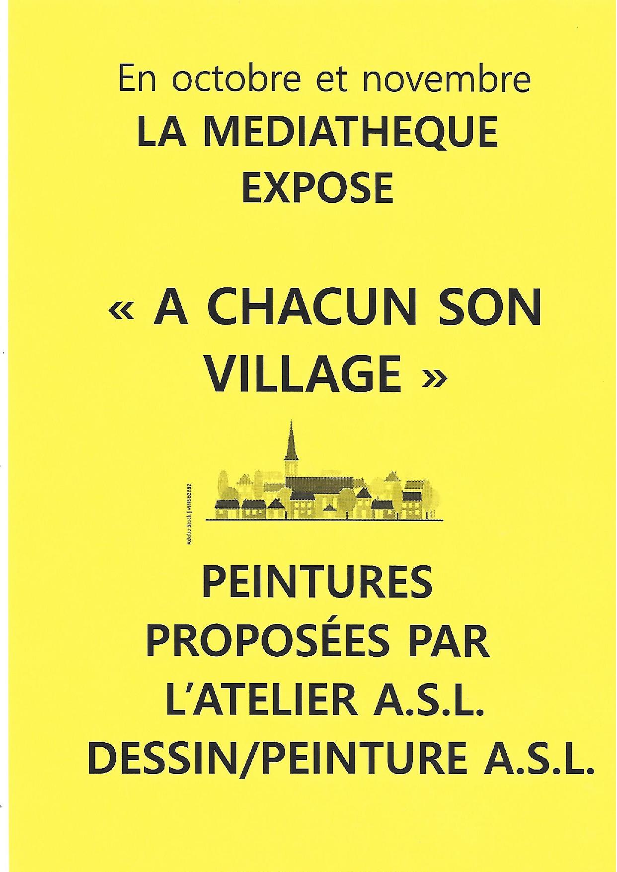 exposition médiathèque