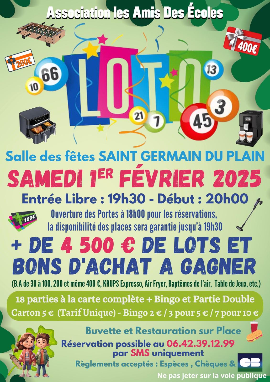 loto des amis des écoles